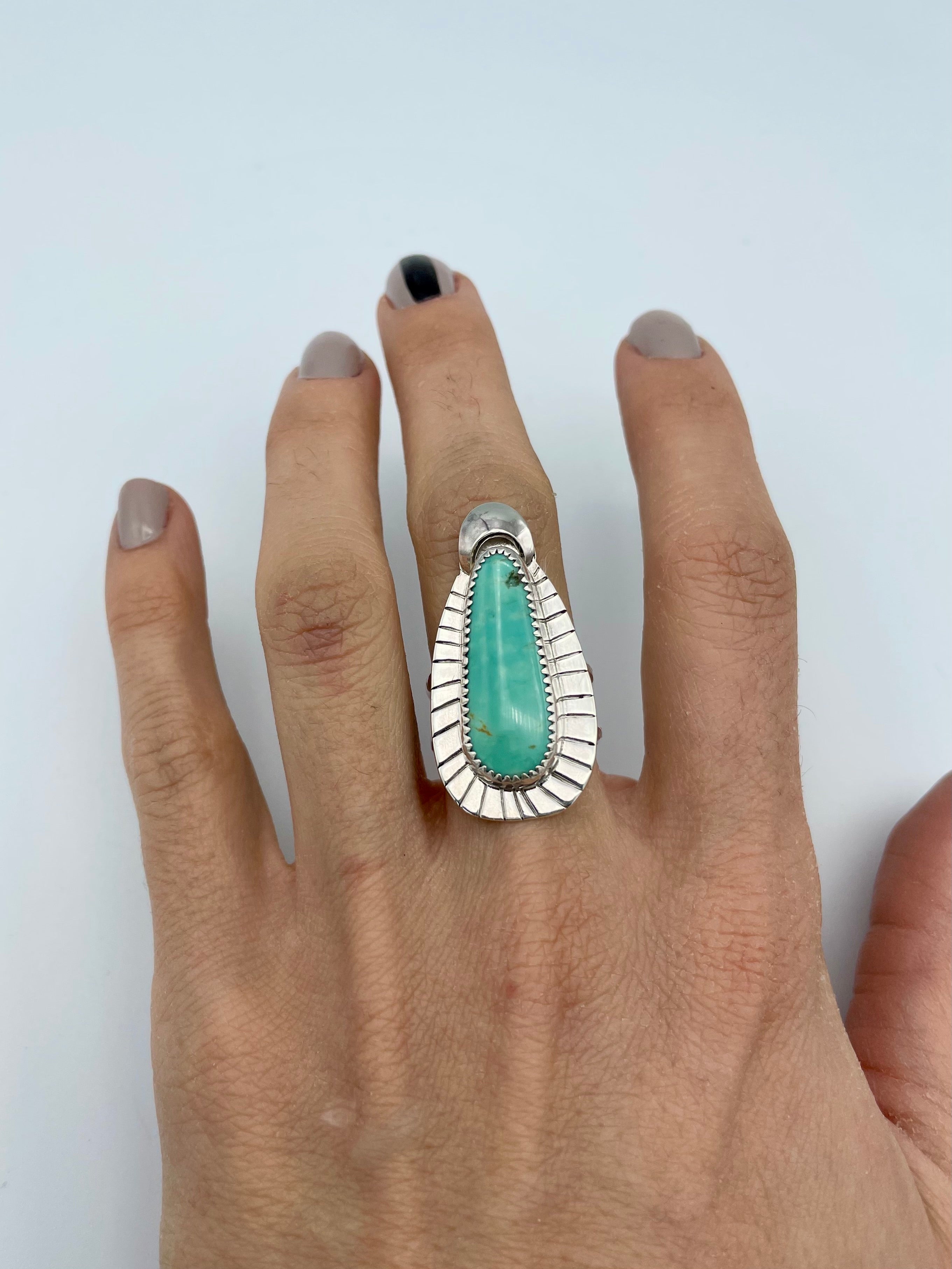 Immaculate Luna Turquoise Ring