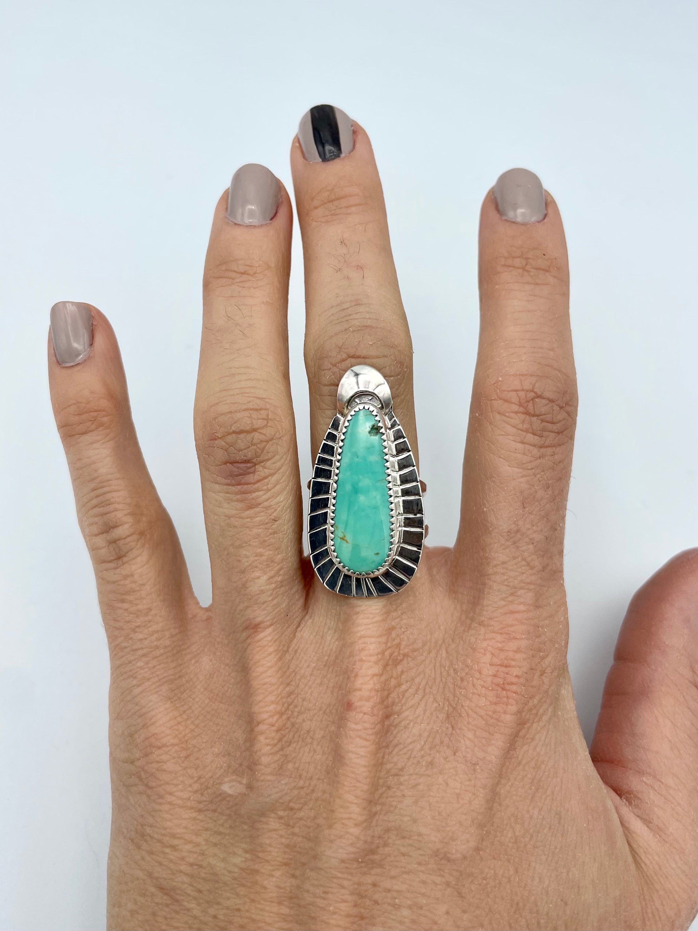 Immaculate Luna Turquoise Ring