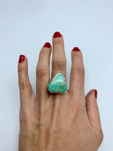 Natural Turquoise & Silver Ring
